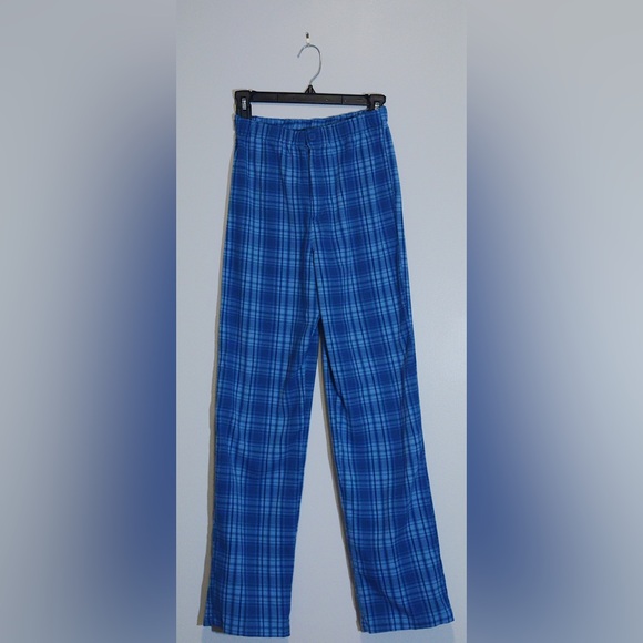BRANDY MELVILLE blue gingham slim pants - Picture 2 of 3